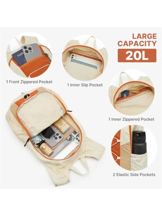 20L Lightweight Packable Hiking Backpack for Women Men Small Water main image 5